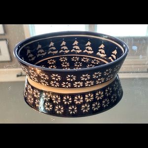 Boleslawiec Polish Pottery Ramekin- Winter Theme